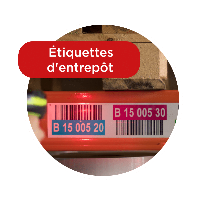 Étiquettes d'entrepôt