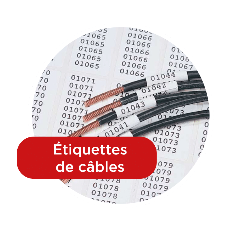 Étiquettes de câbles