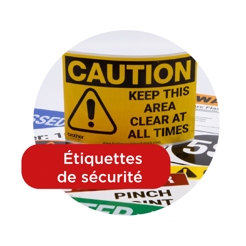 etiquettes de sécurité